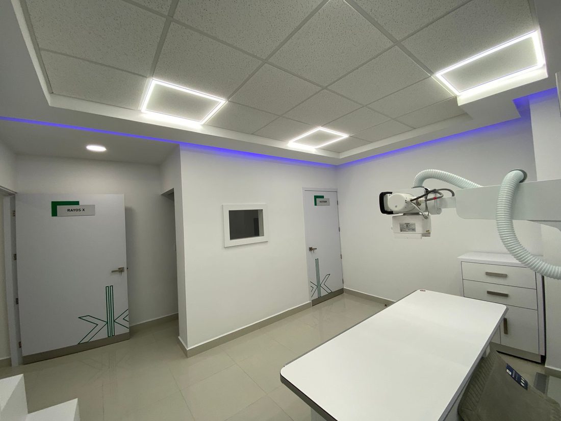 Exakta Cementera: Sala de rayos X y cabina de control